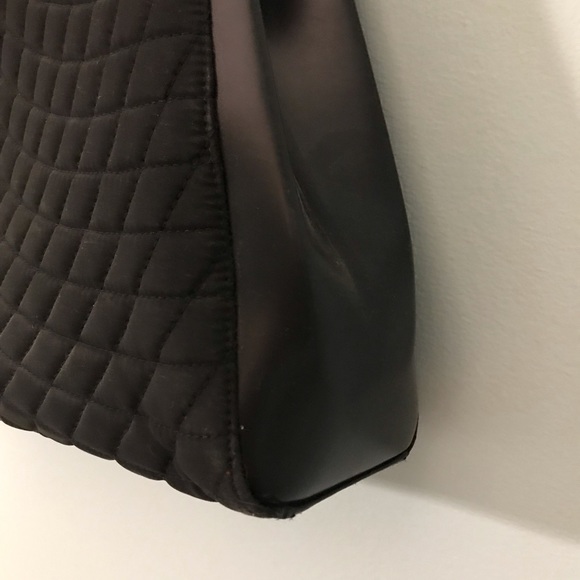 BALLY of Switzerland Quilted Tufted Fabric Hobo - Picture 3 of 6